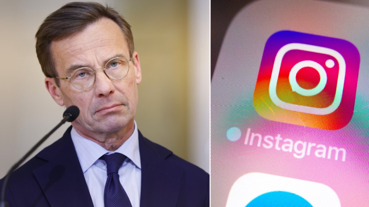 Ulf Kristersson hånas för sin Instagrambild